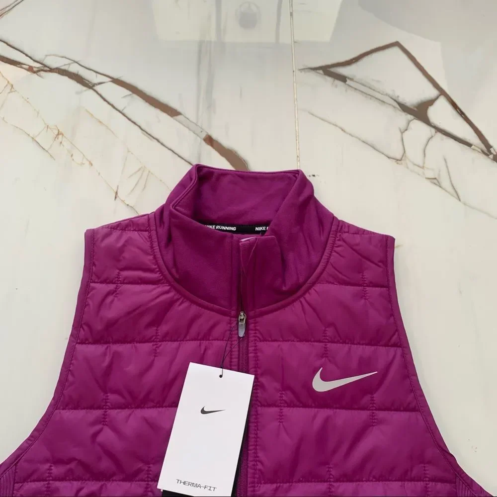 Nike Running Vest Women's XS Therma-Fit Synthetic Fill Purple DD6084-503 NEW - Picture 4 of 10